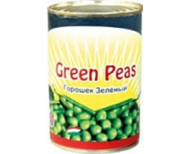 Консерва Горошек зеленый 420г Green Peas
