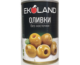 Оливки зеленые без косточек Ekoland, 280г
