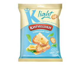 Сухарики Кириешки Light со вкусом сливочный сыр, 33г