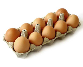 Яйцо куриное пищевое столовое 1кат. 10шт Чайковский