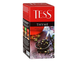 Чай TESS Thyme черный с чабрецом и лимоном в пакетиках, 25шт