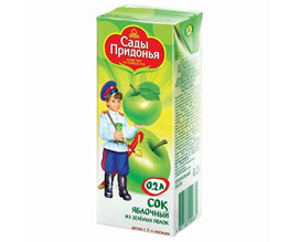 Сок Сады Придонья со вкусом яблоко, 200мл