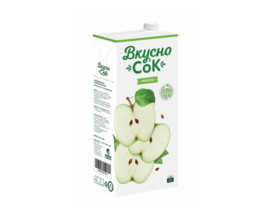 Напиток ВкусноСок со вкусом яблоко 1,93л