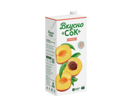 Напиток ВкусноСок со вкусом персика 1,93л