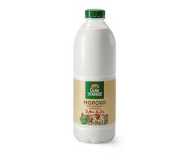 Молоко цельное отборное 3,4-4,2% пэт 1,4л ТМ Село Зеленое