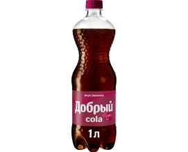 Напиток Добрый газированный со вкусом Кола Малина 1л